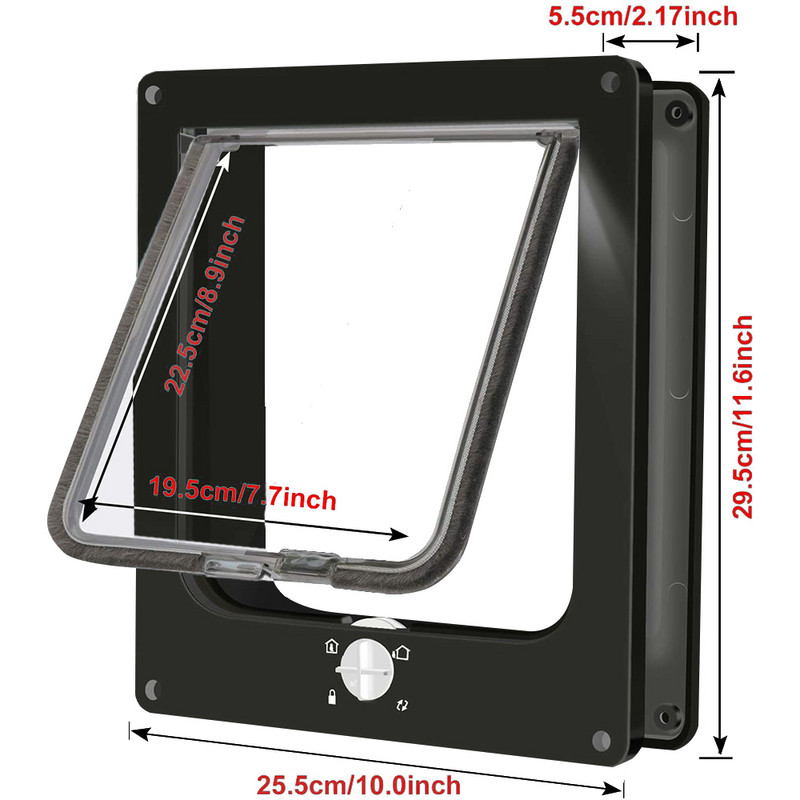 Vrata za mačke Za vrata za mačke Za kućne ljubimce Vrata za kućne ljubimce otporna na vremenske uvjete Potrepštine za kućne ljubimce Jaula Canina Puerta Para Perro Chatiere De Porte Pour Chat