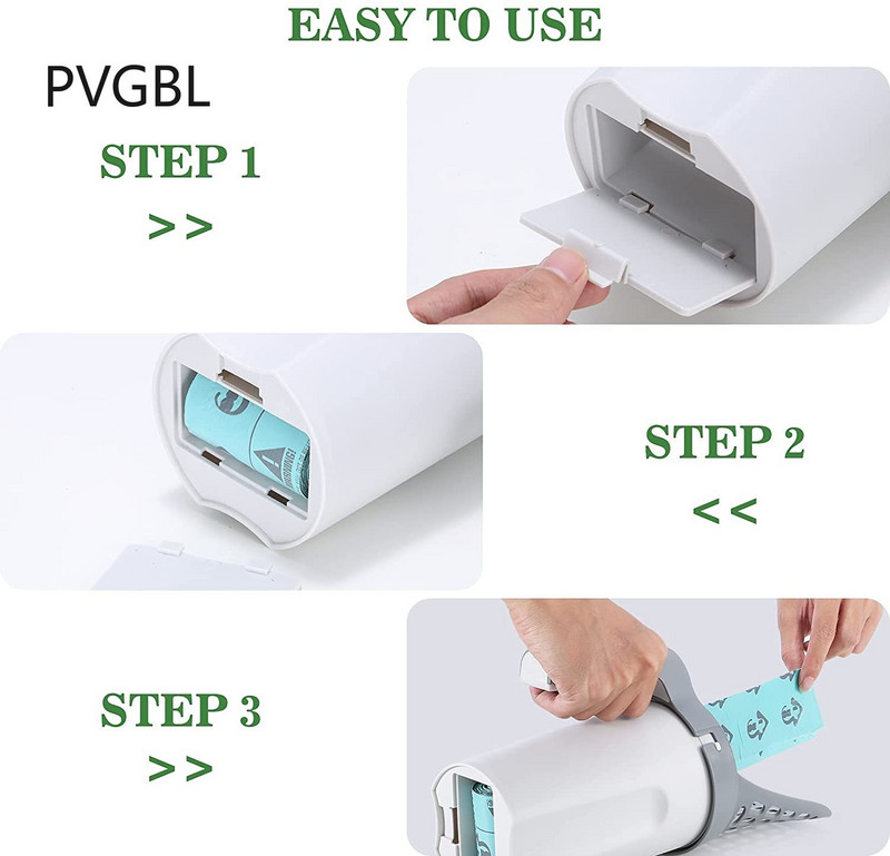 Liela ietilpība kaķu pakaišu lāpstiņai ar iebūvētu maisiņu Kaķu lāpsta Mājdzīvnieku tīrīšana Izkārnījumu maisiņš Kaķēnu tīrīšanas rīks Mājdzīvnieku piederumi