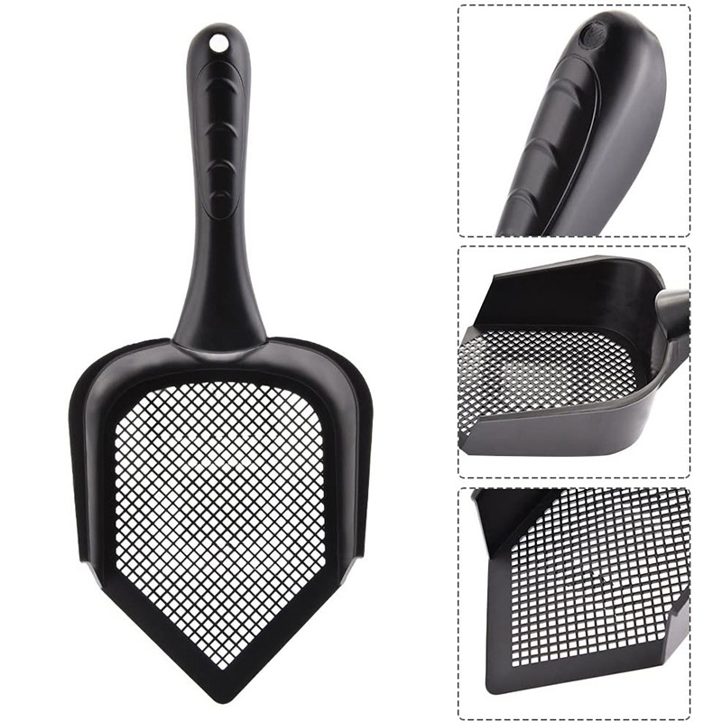 Lopatica za mačji pijesak Male rupe Fina lopatica za lopaticu za mačku, pse, zečeve, hrčke, zmije, sito, lopatica, lopatica za mačji pijesak