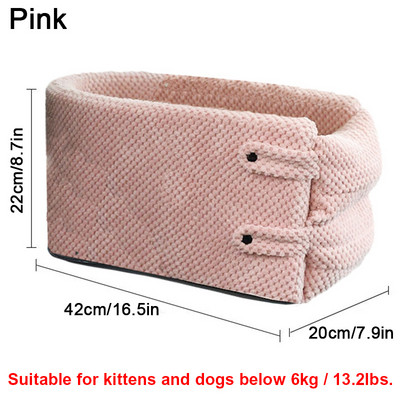 HOOPET pseća autosjedalica prijenosni mačji krevet za putovanja središnja kontrola sigurnosna automobilska sjedalica za kućne ljubimce prijevozna nosiljka za pse zaštitnik za Chihuahua