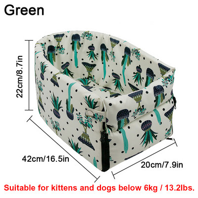 HOOPET pseća autosjedalica prijenosni mačji krevet za putovanja središnja kontrola sigurnosna automobilska sjedalica za kućne ljubimce prijevozna nosiljka za pse zaštitnik za Chihuahua