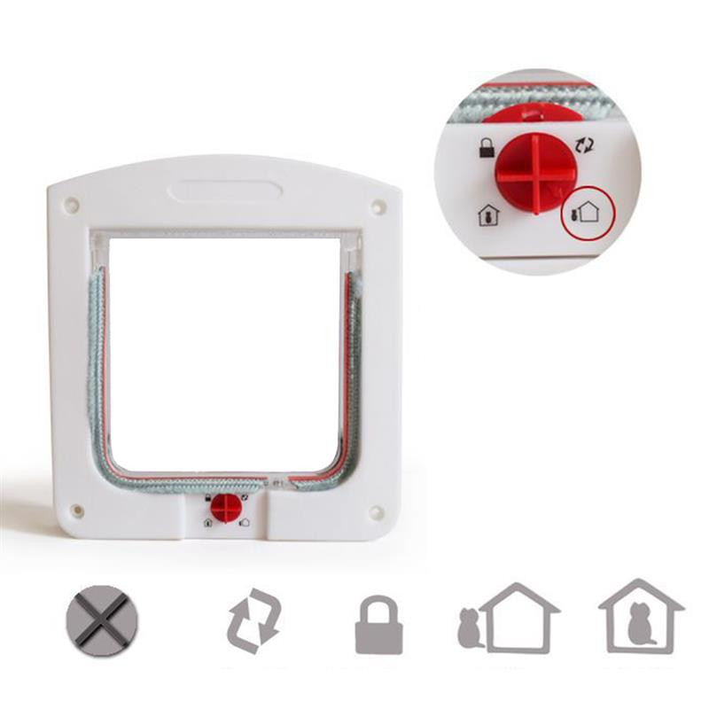 Pametna vrata za kućne ljubimce ABS plastika za pse i mačke Poklopna vrata s upravljivim prekidačem za smjer vrata Vrata za male mačke kojima upravlja prekidač za slobodan pristup