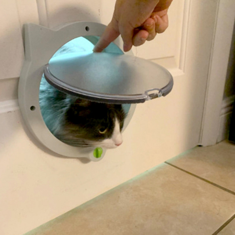 4 načina Kalupi Unutrašnjost Vanjska Okrugla vrata Pristup Kućni ljubimac Mačka Pas Smjer otvora na vratima Igračka za dresuru kućnih ljubimaca Potrepštine za kućne ljubimce