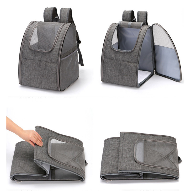 Mājdzīvnieku kaķu soma Suņu pārnēsāšanas soma Mājdzīvnieki Izejošā pārnēsāšana Salokāmi kaķi Divkārša plecu soma Ceļojumu elpojoša kucēnu soma Pārnēsāšanas piederumi