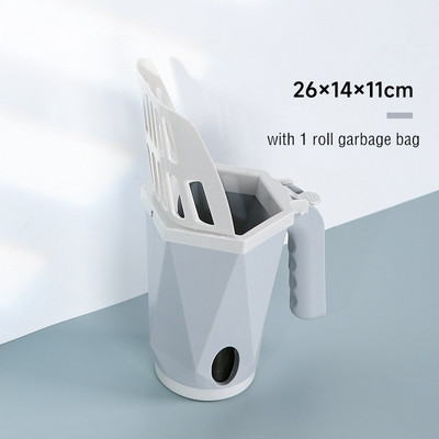 Lopata za mačji pijesak Prijenosna lopata za prosijavanje izmeta kućnih ljubimaca s vrećama za smeće Pet Neater Scooper Alati za čišćenje mačjeg pijeska Oprema za mačke