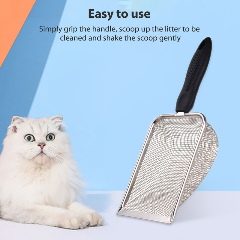 Mājdzīvnieku kaķu pakaišu lāpsta Daudzfunkcionāls kaķu pakaišu lāpsta komplekts kucēnu suņiem Smilšu kaku liekšķere Suņu tualetes produkti Tīrīšanas instrumenti