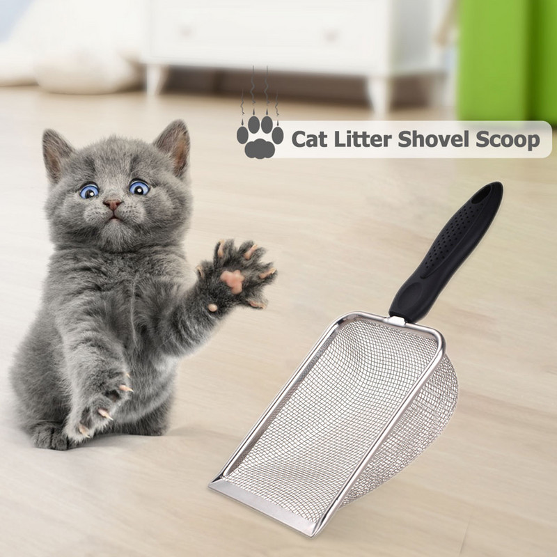 Mājdzīvnieku kaķu pakaišu lāpsta Daudzfunkcionāls kaķu pakaišu lāpsta komplekts kucēnu suņiem Smilšu kaku liekšķere Suņu tualetes produkti Tīrīšanas instrumenti