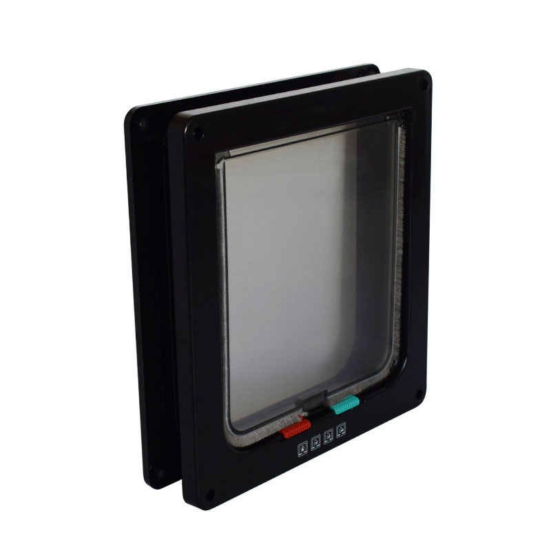 Pametna vrata za kućne ljubimce Sigurnosna brava s zaključavanjem u 4 smjera ABS plastika Vrata s preklopom za pse i mačke Upravljačka vrata s prekidačem smjera Oprema za male kućne ljubimce