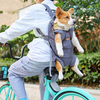 Fashion Puppy Dog Carrier Backpack Winter Warm Pet Shoulder Bag with Pocket Travel Cat Mascotas αξεσουάρ για μικρά σκυλιά