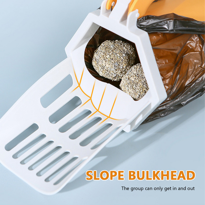 Lopata za mačji pijesak Integrirana odvojiva duboka lopata za mačji pijesak Jednostavan za korištenje Sustav lopatica za mačji pijesak s vrećicama