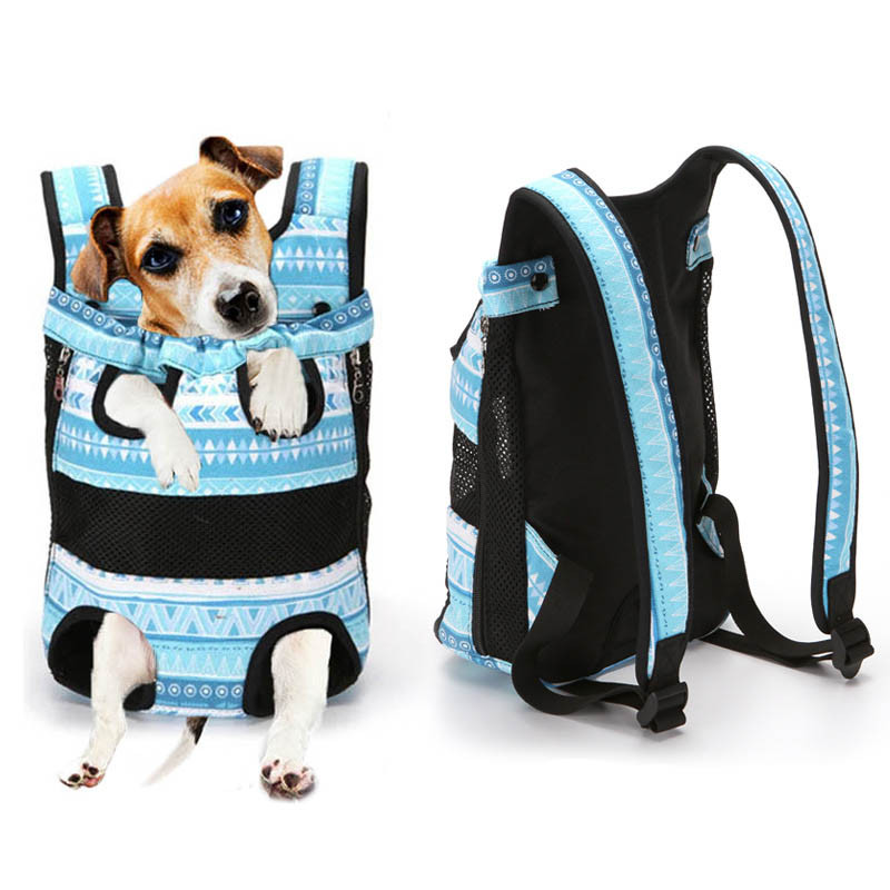 Lauko šunų kuprinė Tinkliniai šunų nešikliai Nešiojami šuniukų kelioniniai kvėpuojantys šunų krepšiai mažiems šunims Čihuahua nešiotojai šunų priedai