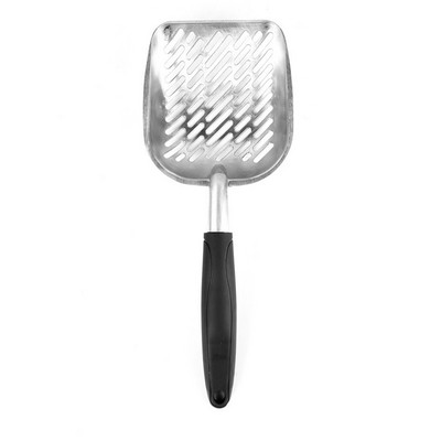 Metalna lopatica za mačji pijesak, šuplja lopatica za mačji toalet s dugom ručkom Jumbo lopatica za mačji pijesak, sito, lopata, alati za čišćenje kućnih ljubimaca