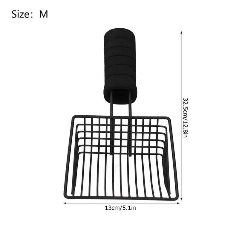 Metalna lopatica za mačji pijesak Lopatica za pijesak Lopatica za pijesak Lopata za višekratnu upotrebu za pijesak Lopata za pijesak Pribor za provaljivanje crnih kuća