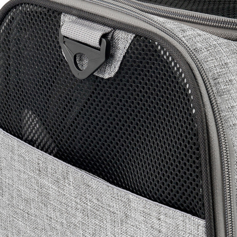 Proširiva nosiljka za kućne ljubimce Sklopiva mekana putna torba za kućne ljubimce s bočnim džepom Prozračna torba za nošenje pasa s dvostrukim kutijama koje se mogu produžiti