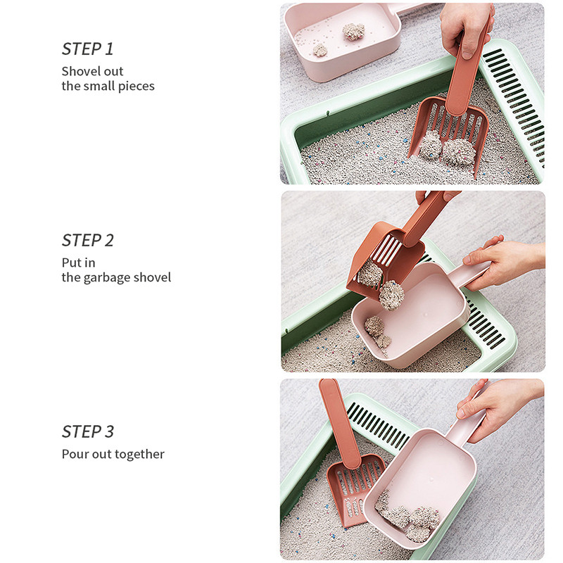 Lopatica za mačji pijesak Samočisteća kutija za mačji pijesak Lopata Kitty Toilet Clean Alat za pijesak Posao za pijesak Kutije s pijeskom Lopata za pijesak Pribor za mačke