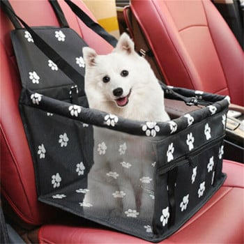 Pet Dog Carrier Carrier Seat Cover Pad Carry House Cat Puppy Bag Car Travel Сгъваем хамак Водоустойчива кучешка чанта Кошница Pet Carriers