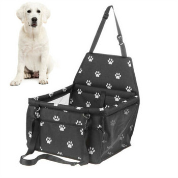 Pet Dog Carrier Carrier Seat Cover Pad Carry House Cat Puppy Bag Car Travel Сгъваем хамак Водоустойчива кучешка чанта Кошница Pet Carriers