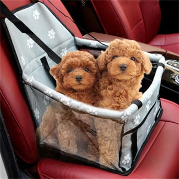 Pet Dog Carrier Carrier Seat Cover Pad Carry House Cat Puppy Bag Car Travel Сгъваем хамак Водоустойчива кучешка чанта Кошница Pet Carriers