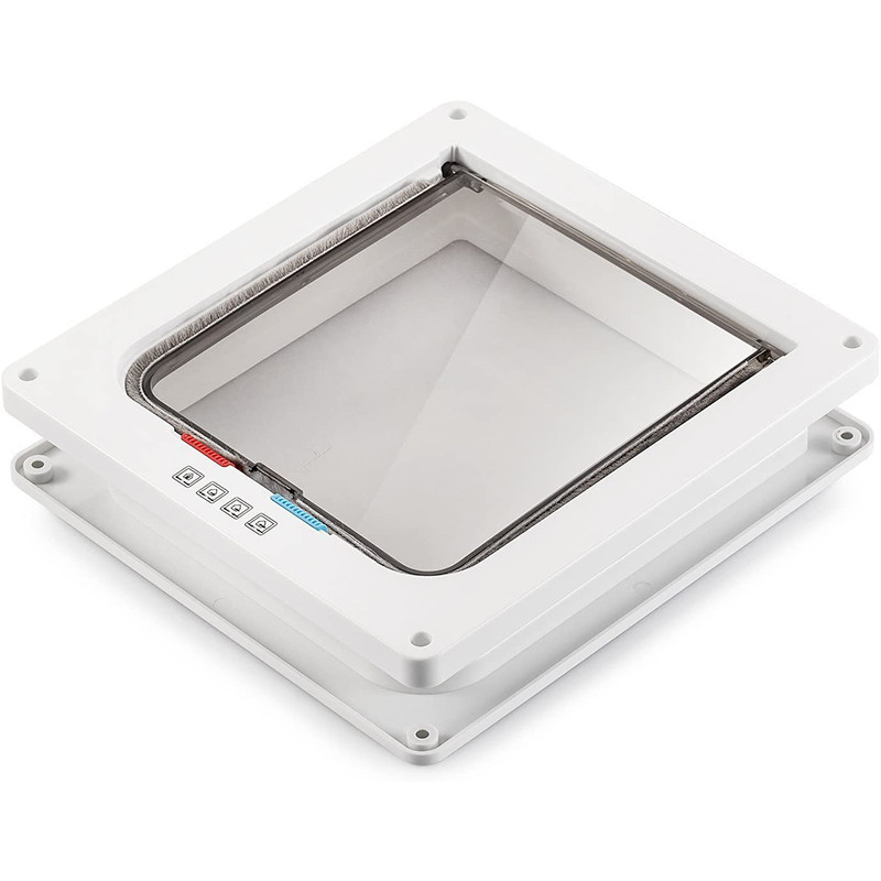 Vrata s preklopom za mačke Zaključavanje u 4 smjera Vrata za kućne ljubimce Mali psi Mačići Štene ABS plastična vrata Komplet vrata Sigurnosna vrata za štene za unutarnji vanjski