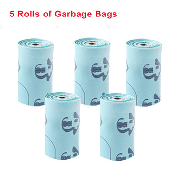 Premium kaķu pakaišu liekšķere ar 5 ruļļiem atkritumu maisiem Noņemama dziļā kaķu pakaišu lāpsta ar atkritumu konteineru, mājdzīvnieku priekšmeti