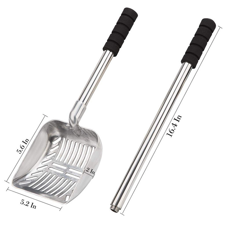 Duga ručka Lopatica za mačji pijesak Lopata za pijesak za kućne ljubimce Pet govno Artefakt Psi Lopata Alat za čišćenje kućnih ljubimaca Sito za pijesak