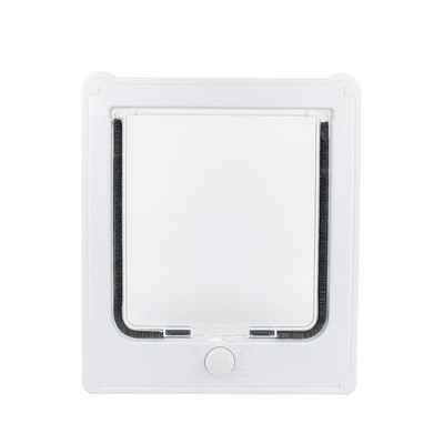 Mājdzīvnieku kaķu suņu aizsegu durvis drošības atloks Dubults magnētisks dizains Kluss bezmaksas ieejas vārti mājdzīvnieku piederumi