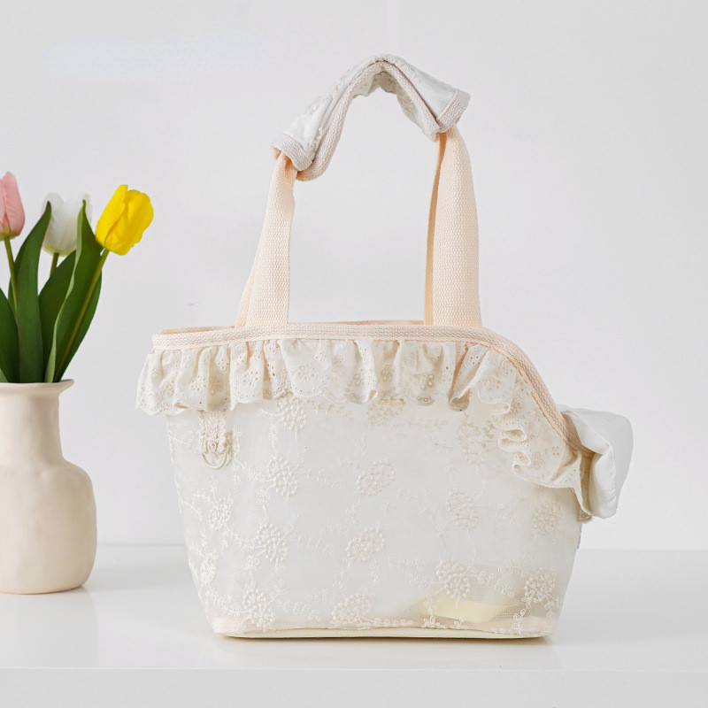 Ljetna torba za kućne ljubimce na otvorenom Prijenosna prozračna torba za rame Teddy Ruksak za male pse Čipkana prijenosna torba za štene Potrepštine za pse