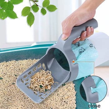 Нова лъжичка за котешки тоалетни Pet Litter Sifter Hollow Neater Scoop Dog Sand Cleaning Pet Scooper Котки Tray Box Scoopers Pet Products