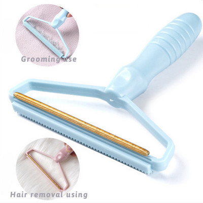 Naujas nešiojamasis naminių gyvūnėlių plaukų šalinimo šepetys Rankinis pūkelių ritininis megztiniai sofos drabužiai gyvūnams šunims katėms skreperiams valymo įrankiai