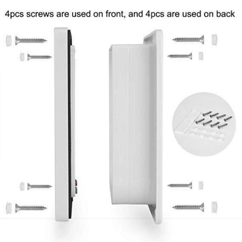 Nova vrata s poklopcem za pse i mačke s bravom u 4 smjera, sigurnosna vrata s poklopcem za mačke, mačiće, ABS plastika, vrata za male pse, vrata za mačke, pse s poklopcem za kućne ljubimce Čip