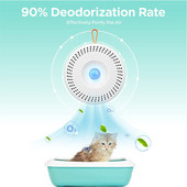 Kutija za mačji pijesak Dezodorans Pročišćivač zraka za mačji WC Eliminator mirisa za kućne ljubimce Sterilizacija Generator ozona Osvježivač zraka za pse