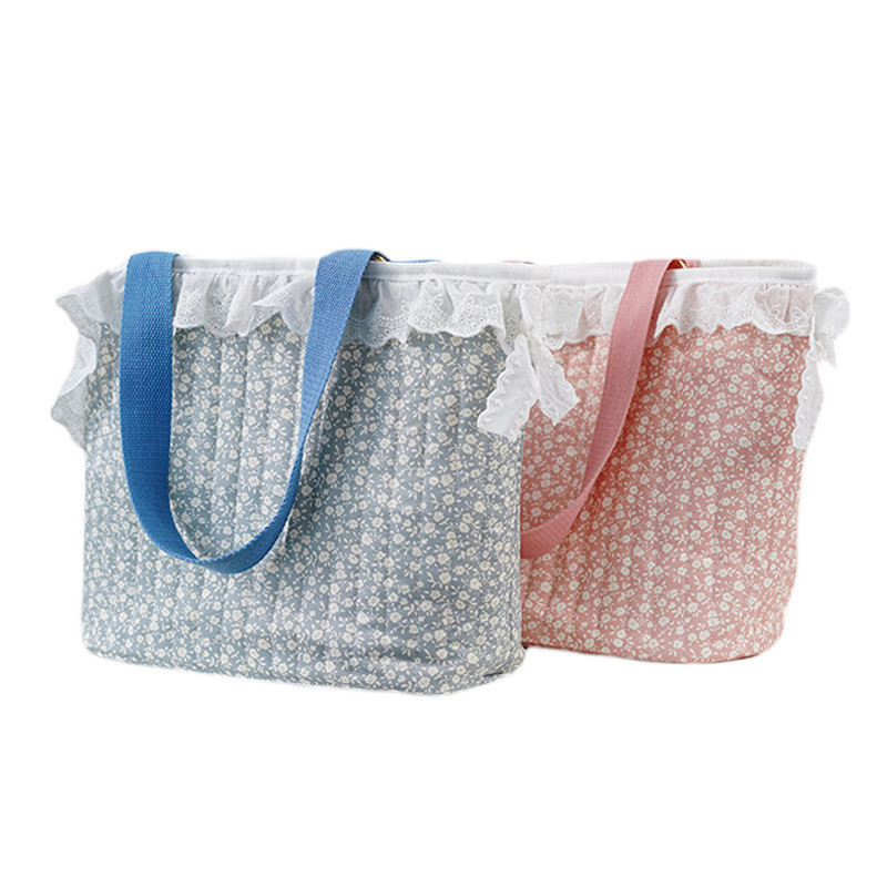 Torba za nošenje pasa ljubimaca Čipkasti cvijet Mačke Štene Putna torba za pse na otvorenom Torba za nošenje na rame Jednostruka prozračna udobna ručna torbica