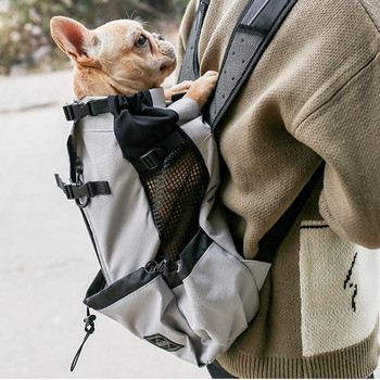 13-цветна раница за домашни любимци през рамо с голям размер Puppy Cat Outcrop Bags Дишаща чанта за пътуване на открито Голяма чанта за носене на кучета Стоки за домашни любимци