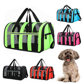 Prijenosna torba za štene, prozračna mrežasta torba za hodanje mačke na ramenu, torba za putovanja na otvorenom, ručna torba s mekom stranom za male pse