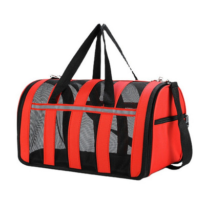 Prijenosna torba za štene, prozračna mrežasta torba za hodanje mačke na ramenu, torba za putovanja na otvorenom, ručna torba s mekom stranom za male pse