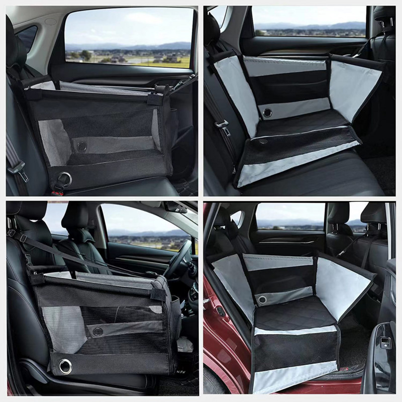 Ceļojumu suņu automašīnas sēdekļa pārsegs Salokāms šūpuļtīkls Mājdzīvnieku pārnēsāšanas soma Grozs Pārnēsāšana Kaķiem Suņiem Transportin Carry House Ūdensizturīgs