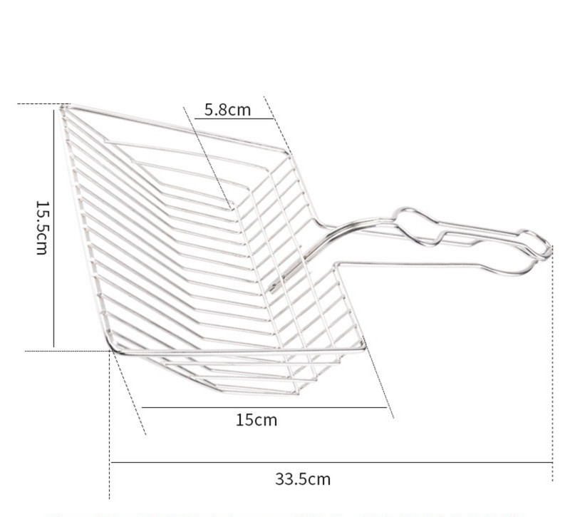 Lopata za mačji pijesak Proizvodi za čišćenje psećeg WC-a Željezo Žlica za mačji pijesak Pribor za čišćenje izmeta Alat za čišćenje kućnih ljubimaca Lopatica za mačji pijesak