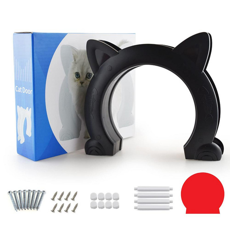 Mačka za kućne ljubimce Unutarnja vrata Oblik mačjih ušiju Otporan na habanje Dizajn bez prepreka Jednostavna instalacija Za mačiće Štence