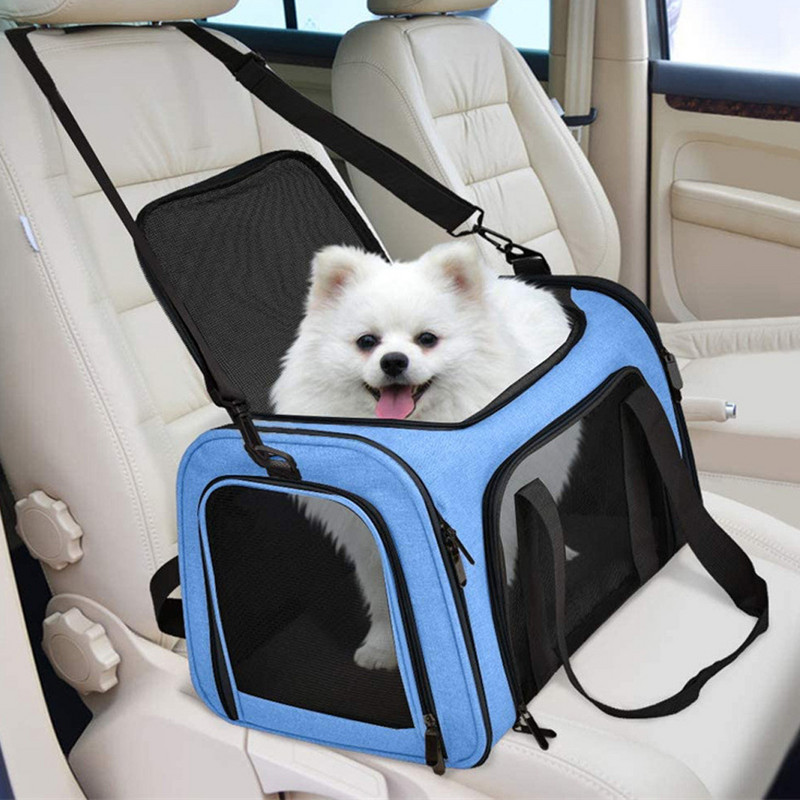 Prijenosne nosiljke za mačke Putna torba za kućne ljubimce Mekana prozračna sklopiva torba Sigurnosna nosiljka za kućne ljubimce za male srednje mačke, pse