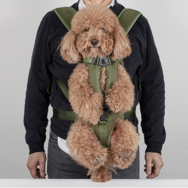 Mājdzīvnieku mugursomas pārvadātājs kaķu suņiem Priekšējais ceļojumu suņu soma, kas paredzēts dzīvniekiem Maziem vidējiem suņiem Buldogu kucēns Močila Para Perro