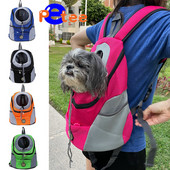 Torba za nošenje pasa za kućne ljubimce Vanjska ruksak za mačku na dvostruka ramena Prijenosna putna torba za kućne ljubimce Glava za izlazak Mrežasta ruksak za kućne ljubimce