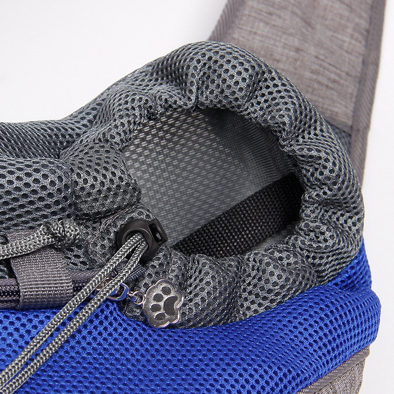 Āra mājdzīvnieku soma suņu kaķu rokassomu maisiņu pārvadātājs maziem suņiem viena plecu soma Ceļojumu priekšējais tīkls Oksfordas pārnēsājami kucēnu izstrādājumi