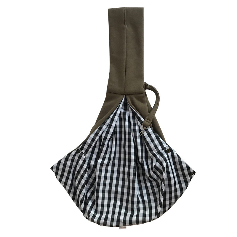 Mājdzīvnieku kucēnu pārvadātājs 6,5 kg mājdzīvnieku āra ceļojumu suns plecu soma Kokvilnas vienvietīga ērta rokassomiņa rokassomiņa