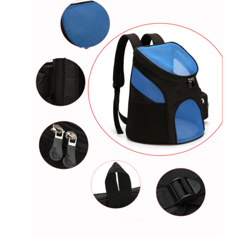 Kucēnu suņu mājdzīvnieku mugursomas pārnēsāšanas soma Izturīga polsterēta plecu kaķu soma āra ceļojumiem Modes mājdzīvnieku pārnēsāšanas priekšējā soma