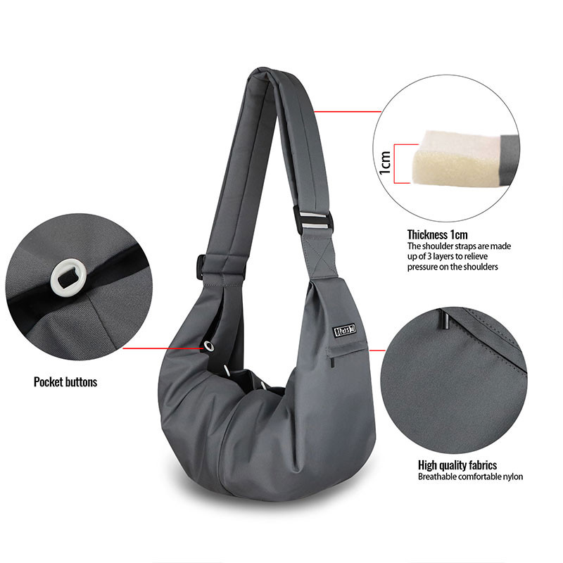 Petskd mājdzīvnieku suņu siksnas pārnēsāšanas soma āra pārnēsājama plecu soma kaķu pastaigu soma kucēnu kaķēnam Neilona mājdzīvnieku rokassomiņa