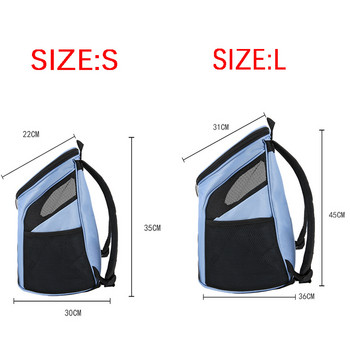 Дишаща чанта за домашни любимци раница куче котка раница за пътуване на открито мрежеста раница кученце ракла сгъваема преносима раница за домашни любимци