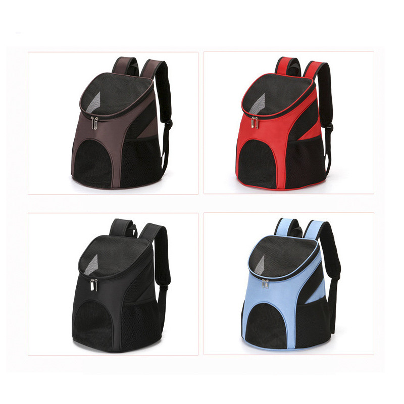 Elpojošs mājdzīvnieku somas nēsātājs mugursoma suns kaķis āra ceļojumu mugursoma Tīkla kucēnu krūšu mugursoma Salokāms pārnēsājams mājdzīvnieku pārvadātājs