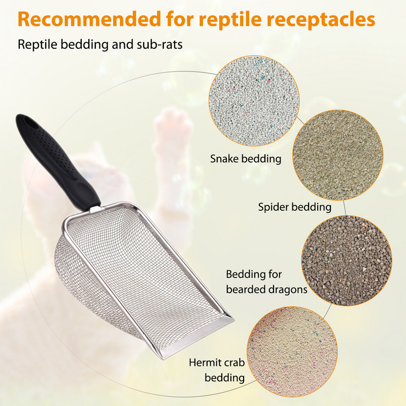 Set mačji pijesak Lopatica šuplja mreža dizajn višenamjenski sve-u-jednom izmet za kućne ljubimce Lopata za kućne ljubimce mačji pijesak pladanj pribor za čišćenje