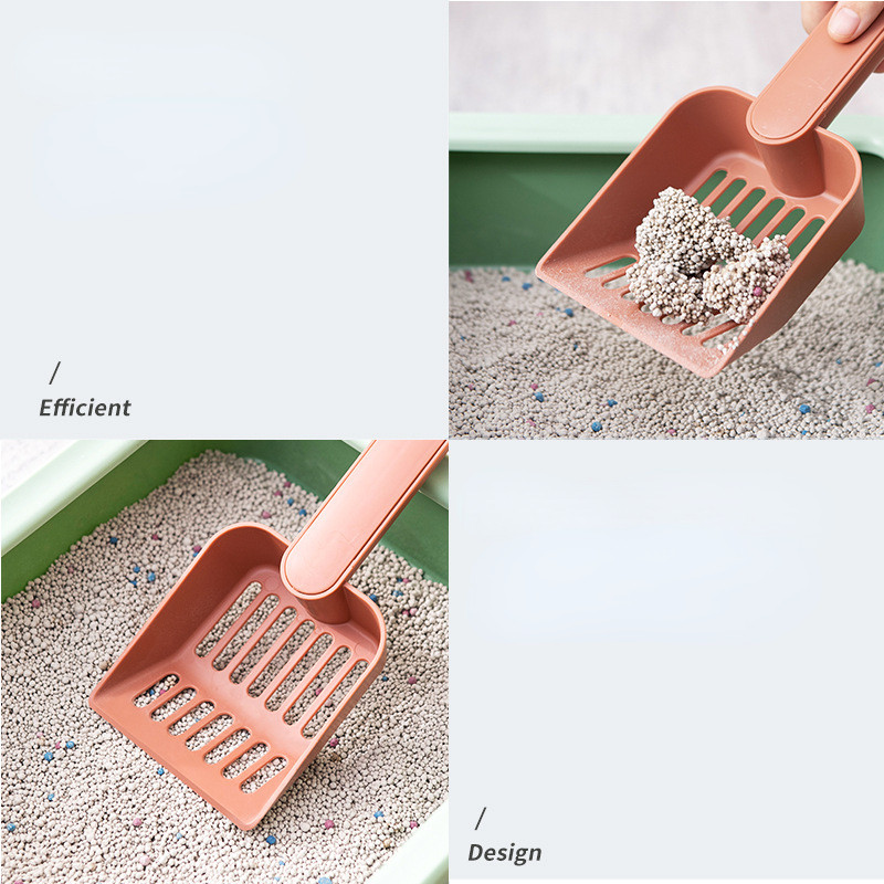 Mājdzīvnieku kaķu pakaišu lāpsta Daudzfunkcionāls kaķu pakaišu lāpstiņa komplekts kucēnu suņiem Smilšu kakas liekšķere Kaķu tualetes produkti Tīrīšanas instrumenti