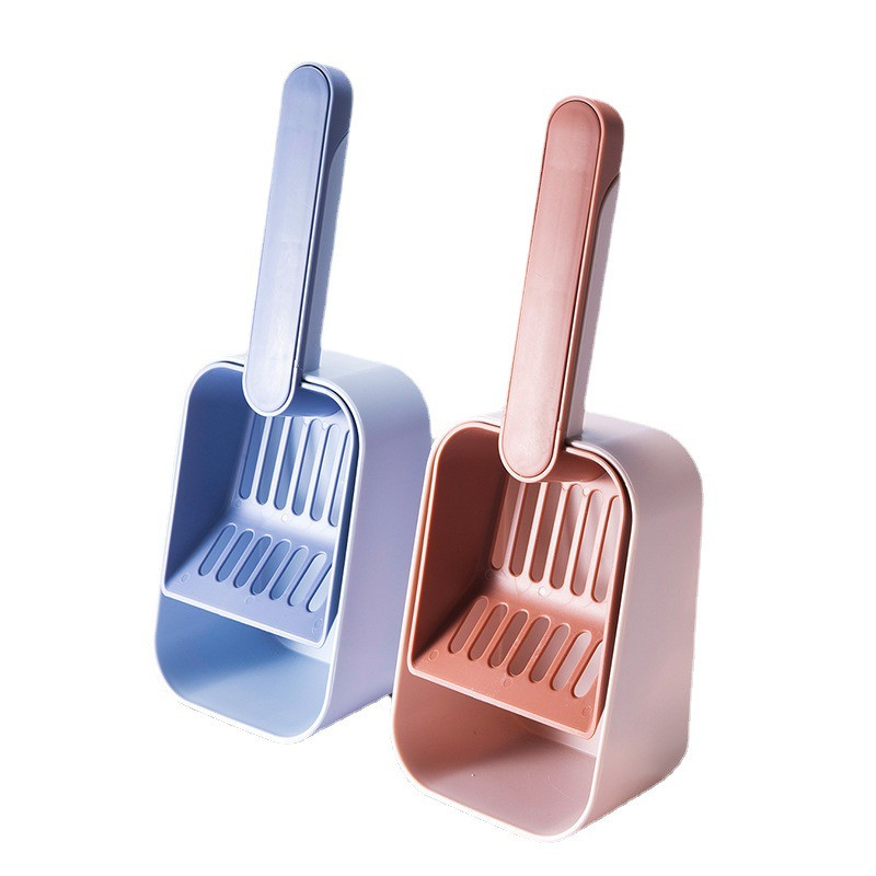 Mājdzīvnieku kaķu pakaišu lāpsta Daudzfunkcionāls kaķu pakaišu lāpstiņa komplekts kucēnu suņiem Smilšu kakas liekšķere Kaķu tualetes produkti Tīrīšanas instrumenti